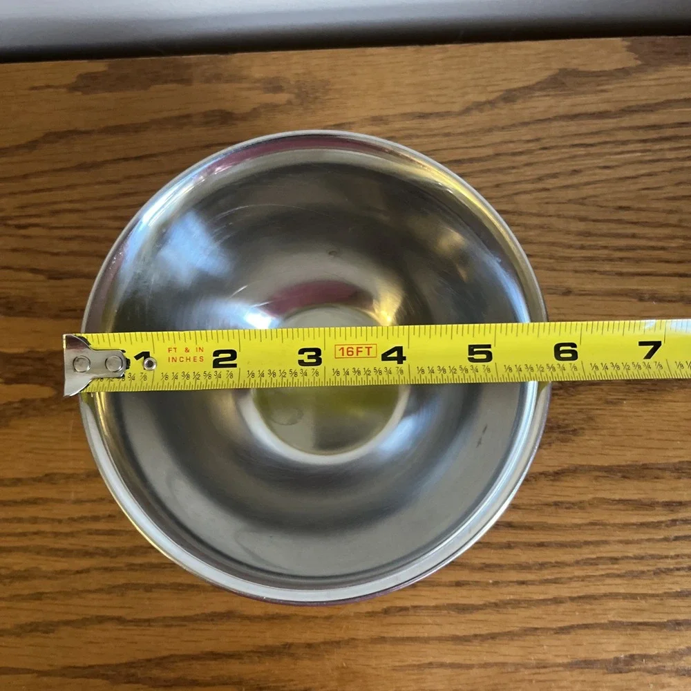 Vintage Oneida 18/8 Stainless Steel Gravy Bowl 5.75in‎ With Attached Drip Plate